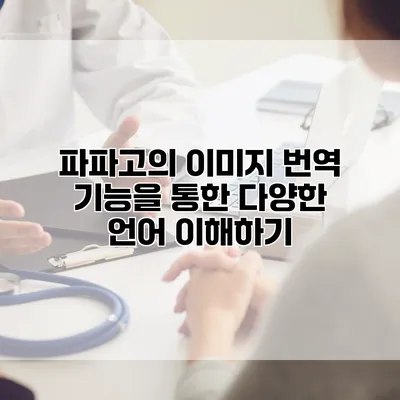 파파고의 이미지 번역 기능을 통한 다양한 언어 이해하기